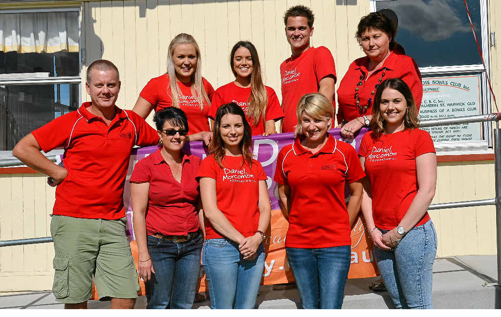 MAKING A DIFFERENCE: The team from Southern Downs Realty hosts its Day for Daniel fundraiser at the Southern Cross Bowls Club, helping to raise awareness for child safety.